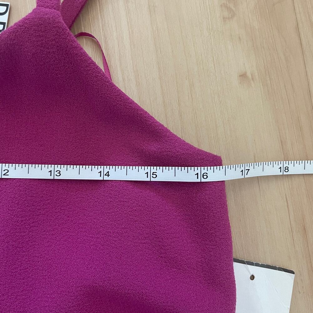 *NWT Dress The Population Alondra Blouson Tank Pencil Skirt Midi Dress Pink S - Picture 7 of 9
